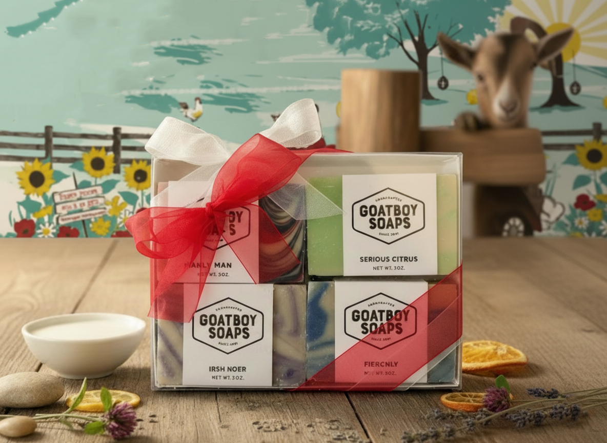 organic gitft basket soaps